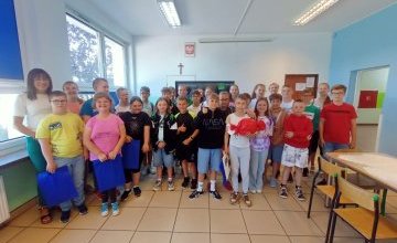 Wizyta uczni&oacute;w Szkoły Podstawowej nr 2 w naszej szkole